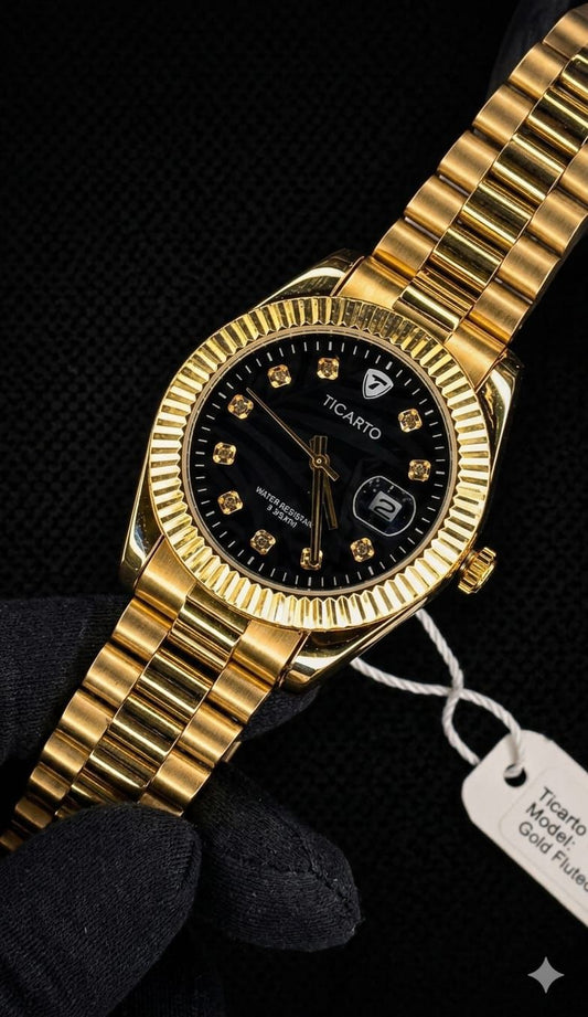 TICRATO STAINLESS STEEL WATCH